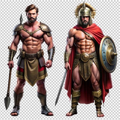 page  full body roman gladiator psd high quality  psd templates