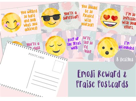 Student Praise Reward Postcards Teaching Resources