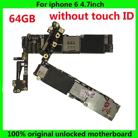 64gb 100 Original Unlocked Mainboard For Iphone 6 Without Touch ID