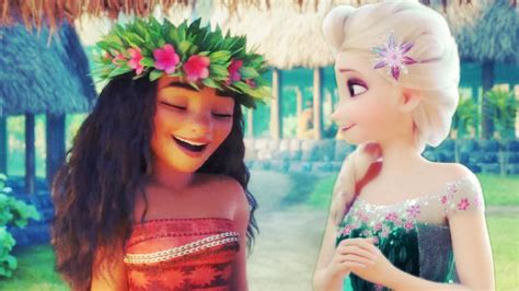 Moana And Elsa Iii By 04jh1911 On Deviantart