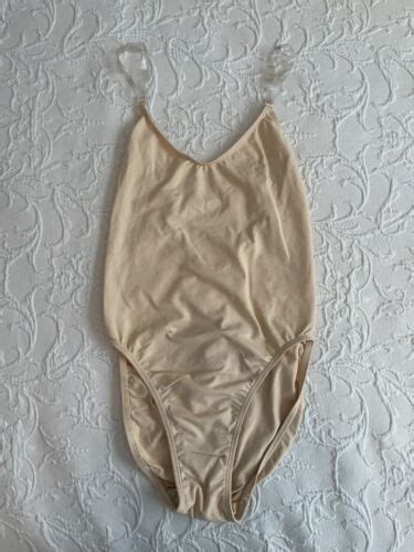 Capezio Nude Undergarment Ballet Leotard Small Adult Gem