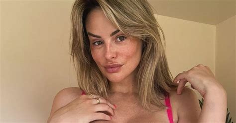Rhian Sugden Shows Off Post Baby Belly Rolls In Racy Lingerie Months