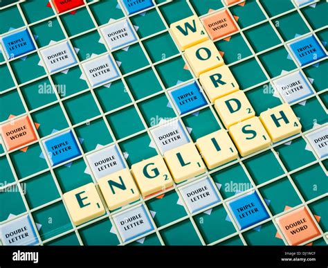 Scrabble Word Board Game By Mattel Hasbro Stock Photo Alamy