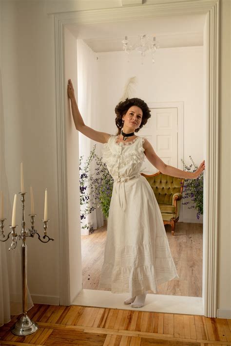 Edwardian Lingerie Set Corset Cover And Petticoat S Etsy