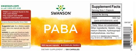SWANSON EUROPE - VITAMINS AND SUPPLIMENTS