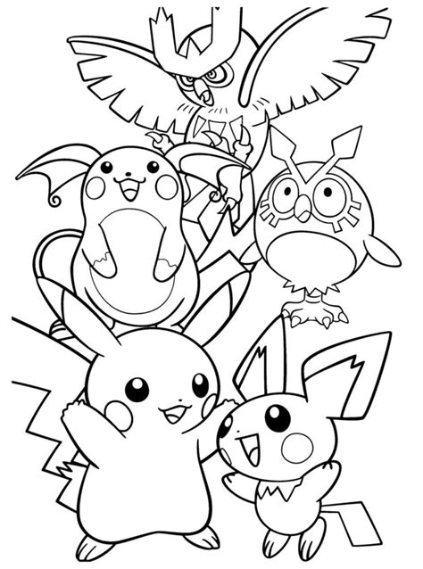 Omalovánka Pokémon K Vytisknutí Zdarma