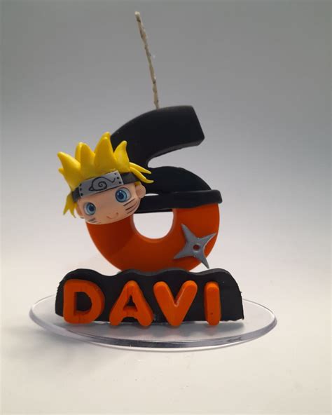 Vela Naruto Biscuit Nome Elo Produtos Especiais