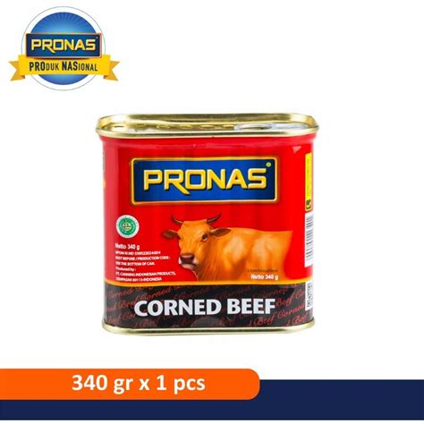 Jual Pronas Corned Beef Kornet Daging Sapi Halal Gram Shopee