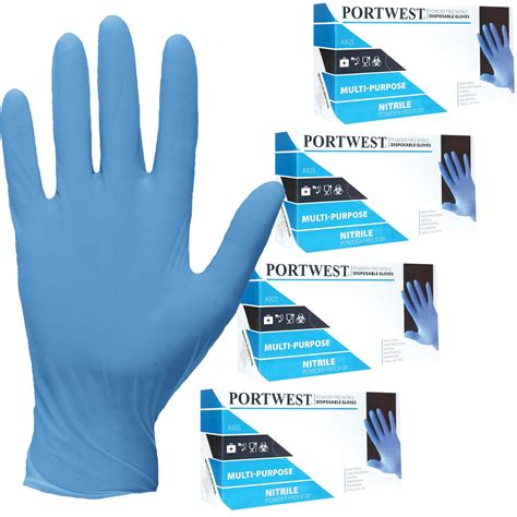 Buy Portwest 400pcs Latex & Powder Free Nitrile Disposable Safety