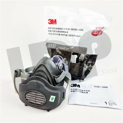 Jual Masker 3M 3200 Set Half Face Mask Respirator Single Cartridge