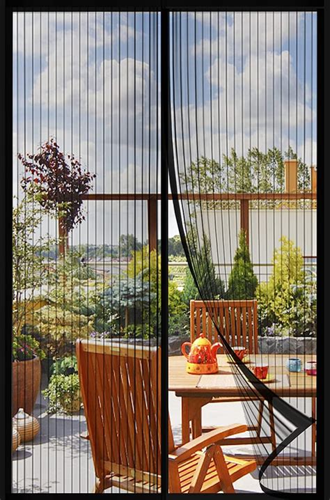 Magnetic Screen Doorscreen Door Meshkeep Bugs Out Heavy Duty Mesh