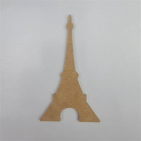 7 Eiffel Tower Unfinished Mdf Art Shape By Build A Cross