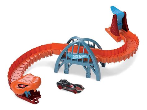 Hot Wheels Pista Ataque Da Cobra Na Ponte Da Mattel Fnb Mercado Livre