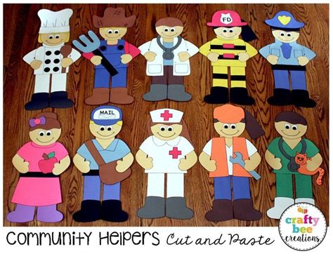 Printable Community Helper Puppets Template Printable And Enjoyable