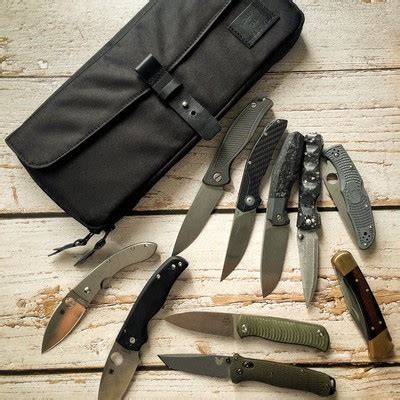 Сумка для 10 складных ножей Knife to meet you BAG-KORD-M
