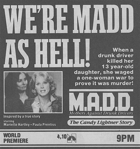 Madd Mothers Against Drunk Drivers Made For Tv Movie Wiki Fandom