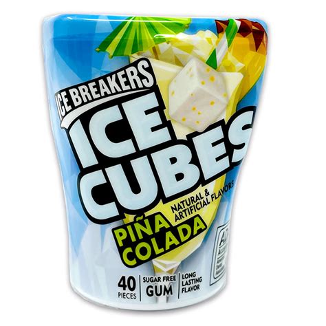 Ice Breakers Ice Cubes Gum Bottles Pina Colada Candy Funhouse