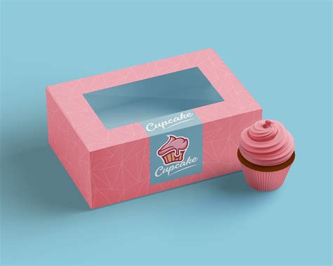 Branding Logo Design For Cupcake Box On Behance