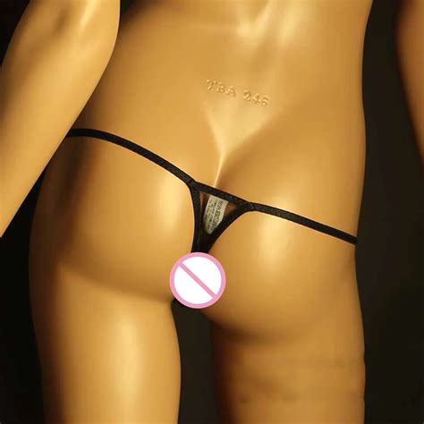 String en maille transparente pour femme bikini sexy sous vêtement