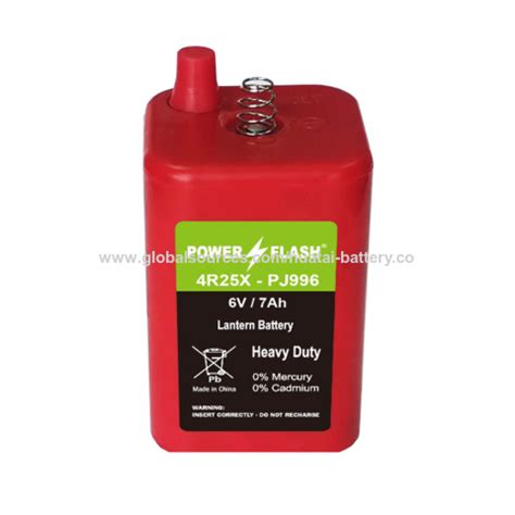 Buy Wholesale China Blockbatterie Iec 4r25 6v 7ah Quecksilberfrei ...