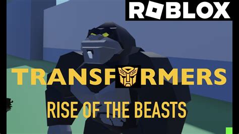 Transformers Rise Of The Beasts Trailer Roblox Youtube