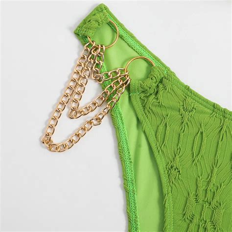 Women Triangle Bikini Set String Bikini Set Two Piece Swimsuits Bathing Suits Halter Bras Top