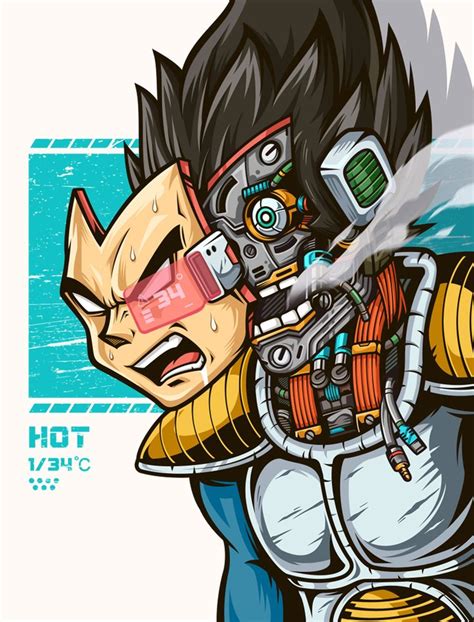 The Hot Vegeta On Behance Dragon Ball Art Dragon Ball Artwork Anime Dragon Ball