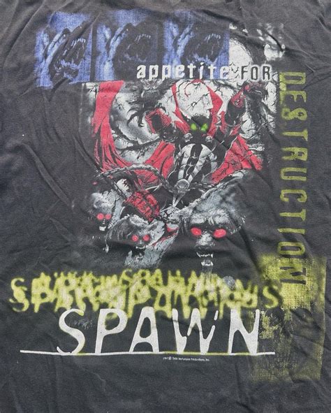 Rare Vintage 1997 Spawn Movie Todd Mcfarlane 90s Shir Gem