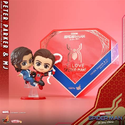 Hot Toys Spider Man No Way Home Peter Parker Mj Cosbaby Set