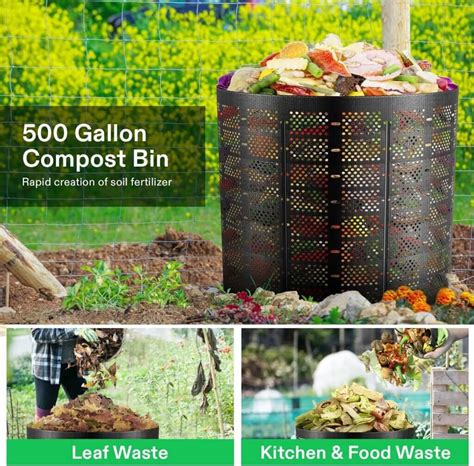 Vivosun 500 Gallon Outdoor Compost Bin Review Urban Eco Gardens