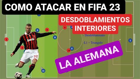 Como Atacar En Fifa Utiliza Los Desdoblamientos Interiores O