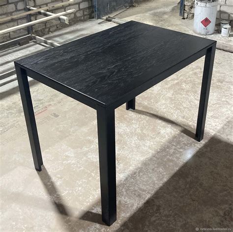 Стол кухонный черный в интернет-магазине Ярмарка Мастеров по цене 38890 ...