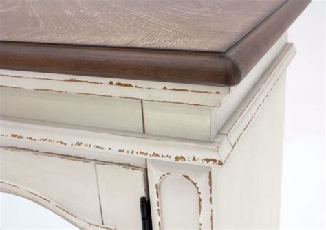 Realyn Tv Stand With Fireplace White Home Furniture