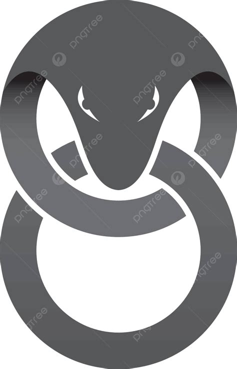 Logo Lingkaran Kepala Ular Berbisa Ular Berbisa Vektor Lencana Vektor