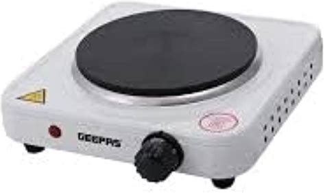 Geepas Ghp W Electric Single Hot Plate For Flexible Precise Table Top Cooking Cast