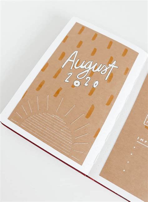 13 Aesthetic Cover Page Ideas For Your Bullet Journal Masha Plans