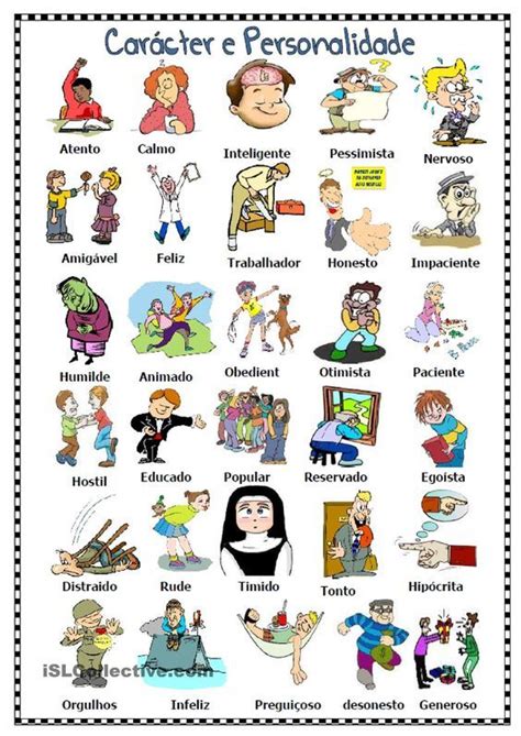 Qual Desses Adjetivos Indica Que Uma Pessoa Não Tem Sorte - Lista De Personalidade De Adjetivos Plano De Aula: Adjetivo (Ensino