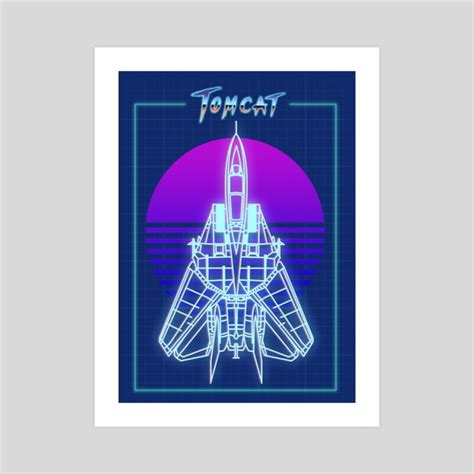 F-14 Tomcat Blueprint, an art print by Stanislav Atanasov - INPRNT