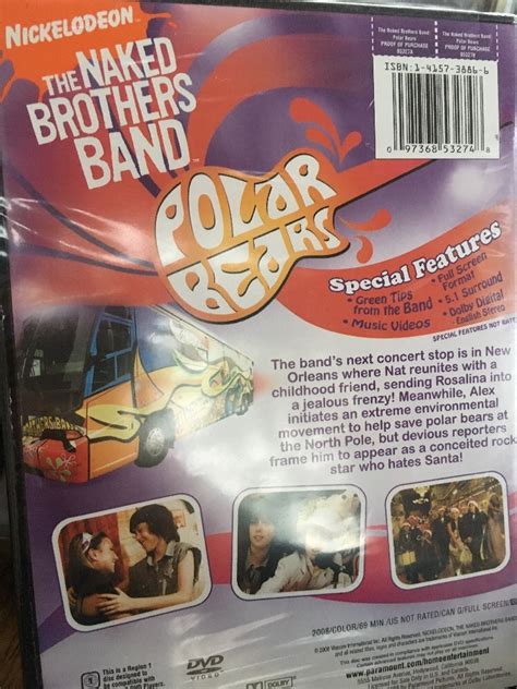DVD The Naked Brothers Band Polar Bears NEW SEALED SHIPS N 24 HOURS