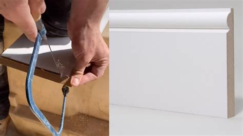 How To Cut A Torus Skirting Board Internal Scribe YouTube