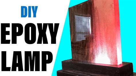 Easy Making Epoxy Resin Lamps How To Make Night Lamp With Resin And Wood Youtube