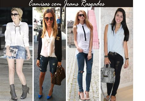 Jeans Rasgados Destroyed Jeans Morena Nude