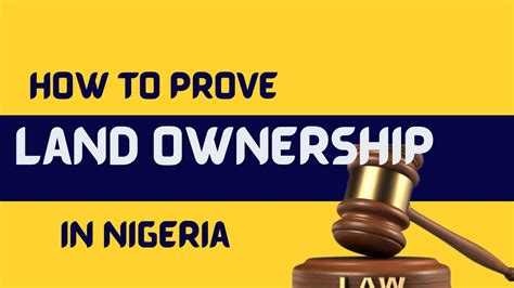 How To Prove Land Ownership In Nigeria Landmart Ng