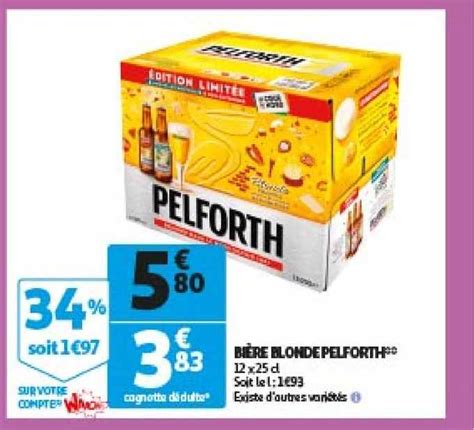 Promo Bi Re Blonde Pelforth Chez Auchan Direct Icatalogue Fr