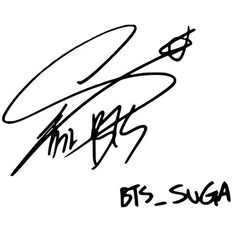 Yoongi Signature Bts Tattoos Min Yoongi Bts Suga