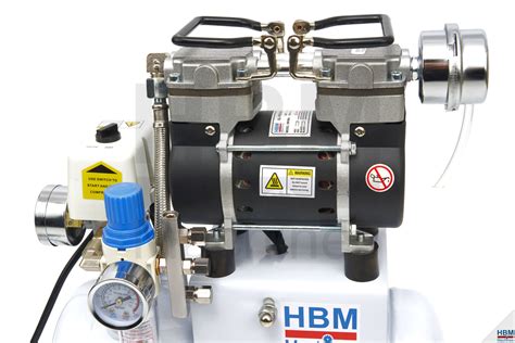 HBM Low Noise Airbrush Compressor 4 Liter Model 2 HBM Machines