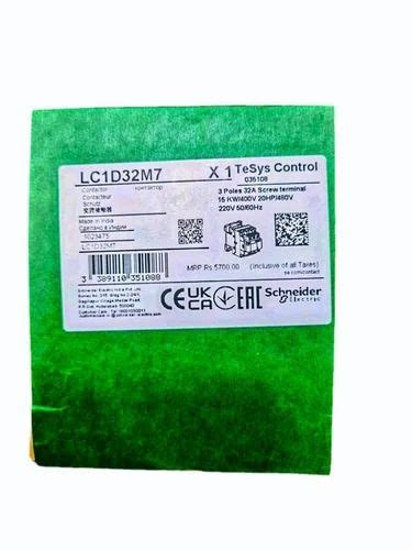 LC1D32M7 Contactor 3 Pole Schneider at Rs 1800 | Schneider Contactor in ...