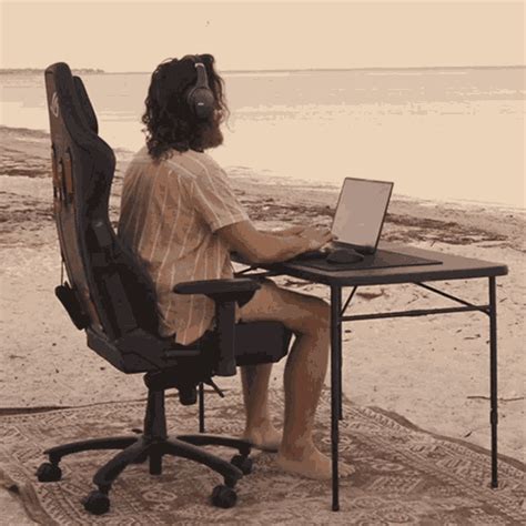 Working At The Beach Ttthefineprinttt  Working At The Beach