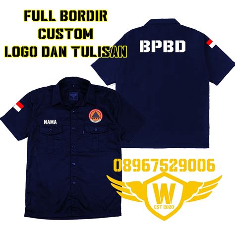 jual kemeja seragam bpbd shopee indonesia