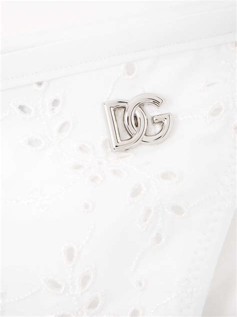 Dolce Gabbana Broderie Anglaise Halterneck Triangle Bikini Net A Porter